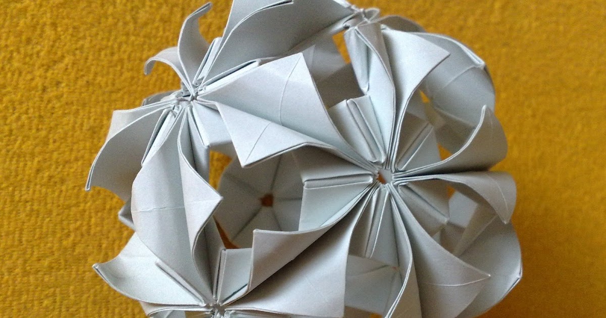 Charlesúv blog: Arabesque - modular origami / kusudama