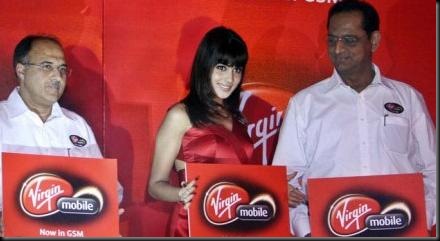 1Genelia as brand ambassador for Virgin Mobiles
