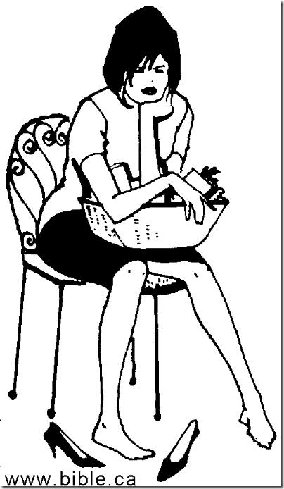 woman-housework-high-heels