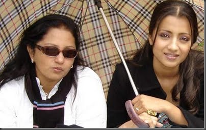 kollywood actress trisha with her mom uma krishnan