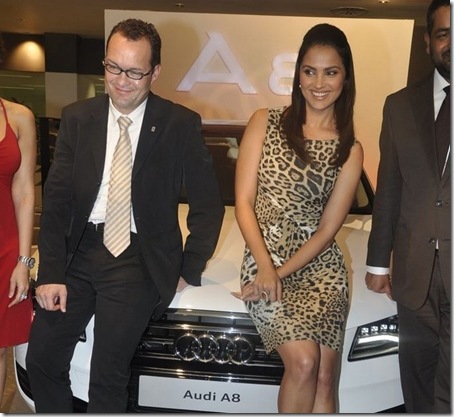 Lara Dutta unveils the new Audi A85