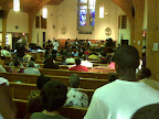 Tha Fam getin it in a gospel fest