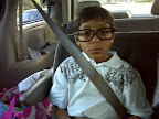 Isaac rockin the cool geeks look