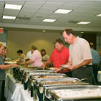 Saturday night banquet:  Left Helene Miller, right Jim Dunkley, Jr. and brother in law.