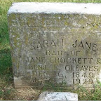 Click to Expand Sarah Jane
dau. of Jane Crockett & Benj. F. Gleaves,
Dec. 6, 1849
July 3, 1929