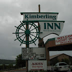 Sign on Kimberling Inn 2001