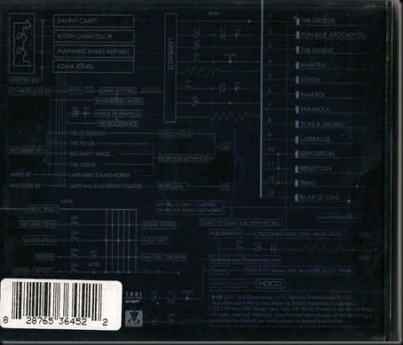 Lateralus - Back Lateralus - Back