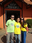 Eu, Bianca e Fabiana.