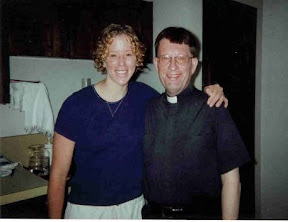 This picture is special to me because it was taken immediately after my very last Mass at St. Peter's. Beth and I were friends throughout my years in the parish!