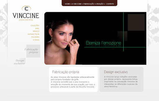 Vinccini website