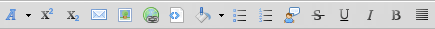 Форматирование постов в блоге Text Formatting Toolbar