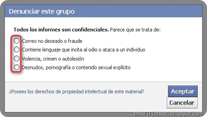Denunciar Grupo Facebook Denunciar Grupo Facebook
