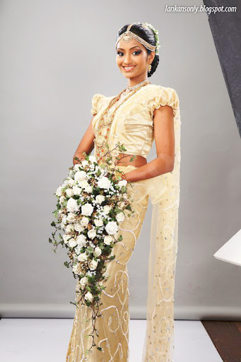 sri lankan women in saree. Natasha Perera In Bridal Saree