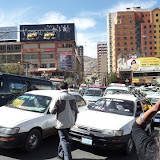 Verkehrschaos in La Paz