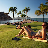 Sonnenbad in Townsville