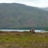einsamer Biker am Archers Point