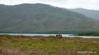einsamer Biker am Archers Point