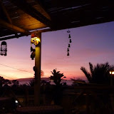 Blick aus unserem Hostal in Paracas