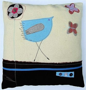 Maxine Pharoah - Bluebird Cushion