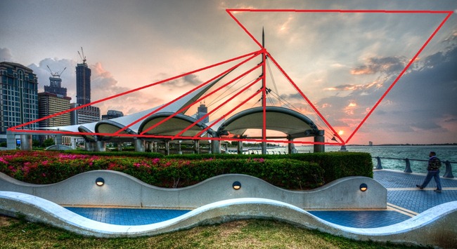 Sails on Corniche - Triangle