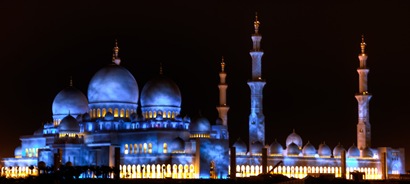 Grand Mosque at Night HDR