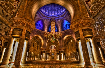 Grand Mosque Prayer Room HDR-2