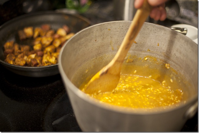 Stirring Risotto