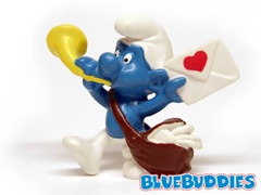 Postman Smurf - Heart Postman Smurf - Heart