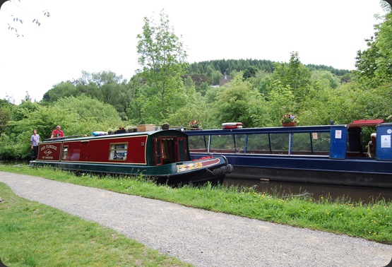 Rush hour on the canal.