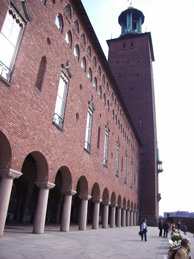 Corridor and the tower.