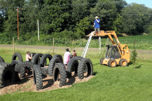 Tractor Tire Playground