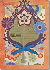 Note of Thanks