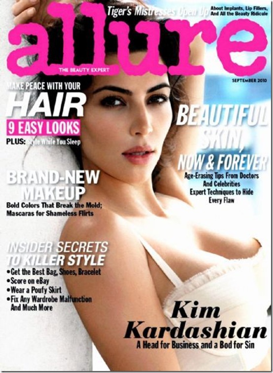 Allure Magazine September 2010 - Kim Kardashian 