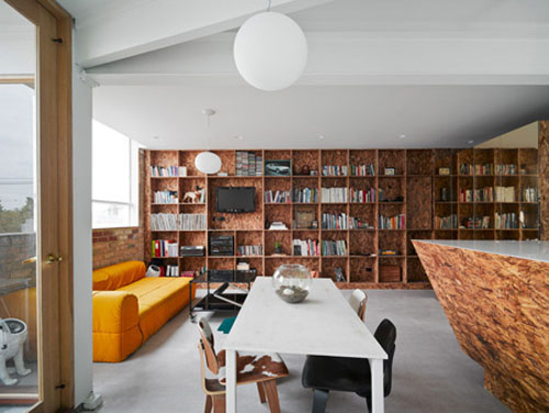 contemporary bookshelf interior australian design