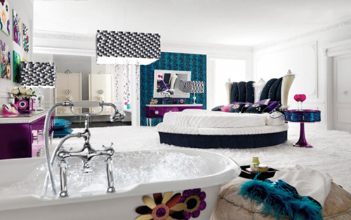 Glamour and Modern Bedroom design Ideas