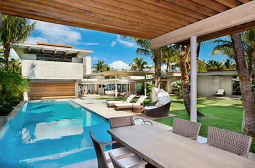 dream swimming pool inside luxury house