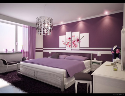 best purple bedroom design colors ideas