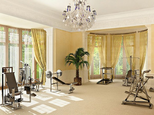 best collection home gym design plan