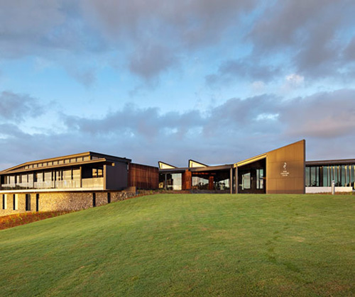 golf club house architecture plans photo