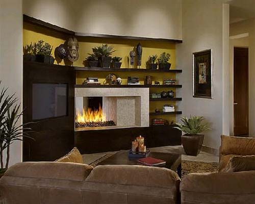 fireplace interior design plans ideas