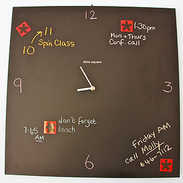 unique chalkboard clocks ideas