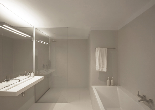 minimalist bathroom lighting interior design