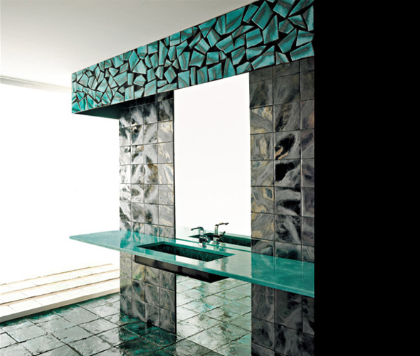 contemporary ceramic bathroom tile design