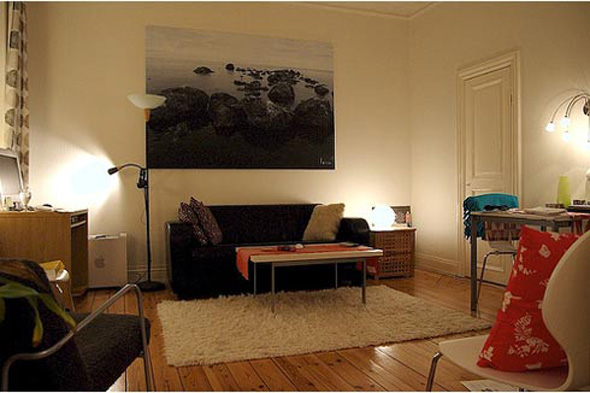 ultra modern minimalist living room design