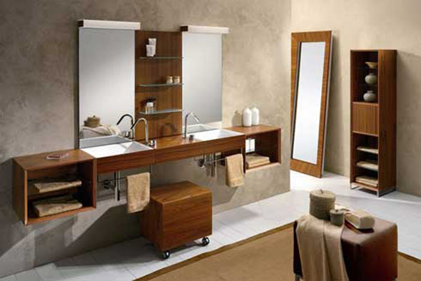 contemporary modern bathroom furniture design ideas