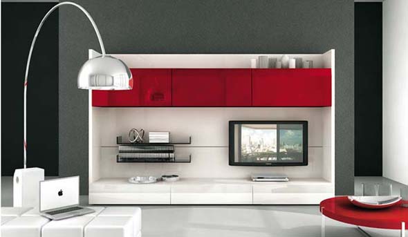 minimalist home theater decoration design photo
