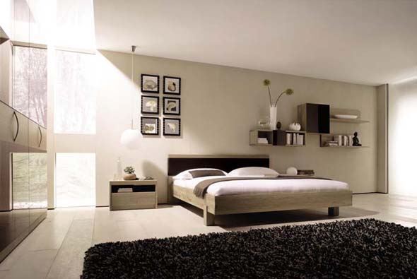 minimalist master room interior design photo