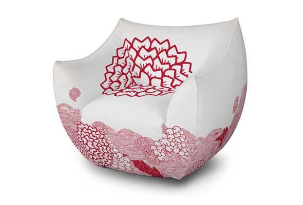 modern flower armchair trends design picture