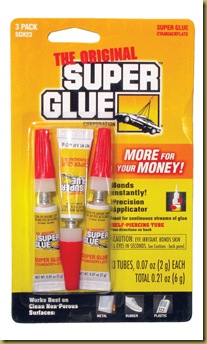 super glue three pack