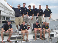 My crew and I starting out Block 0A of Summer Training Sailing cruise